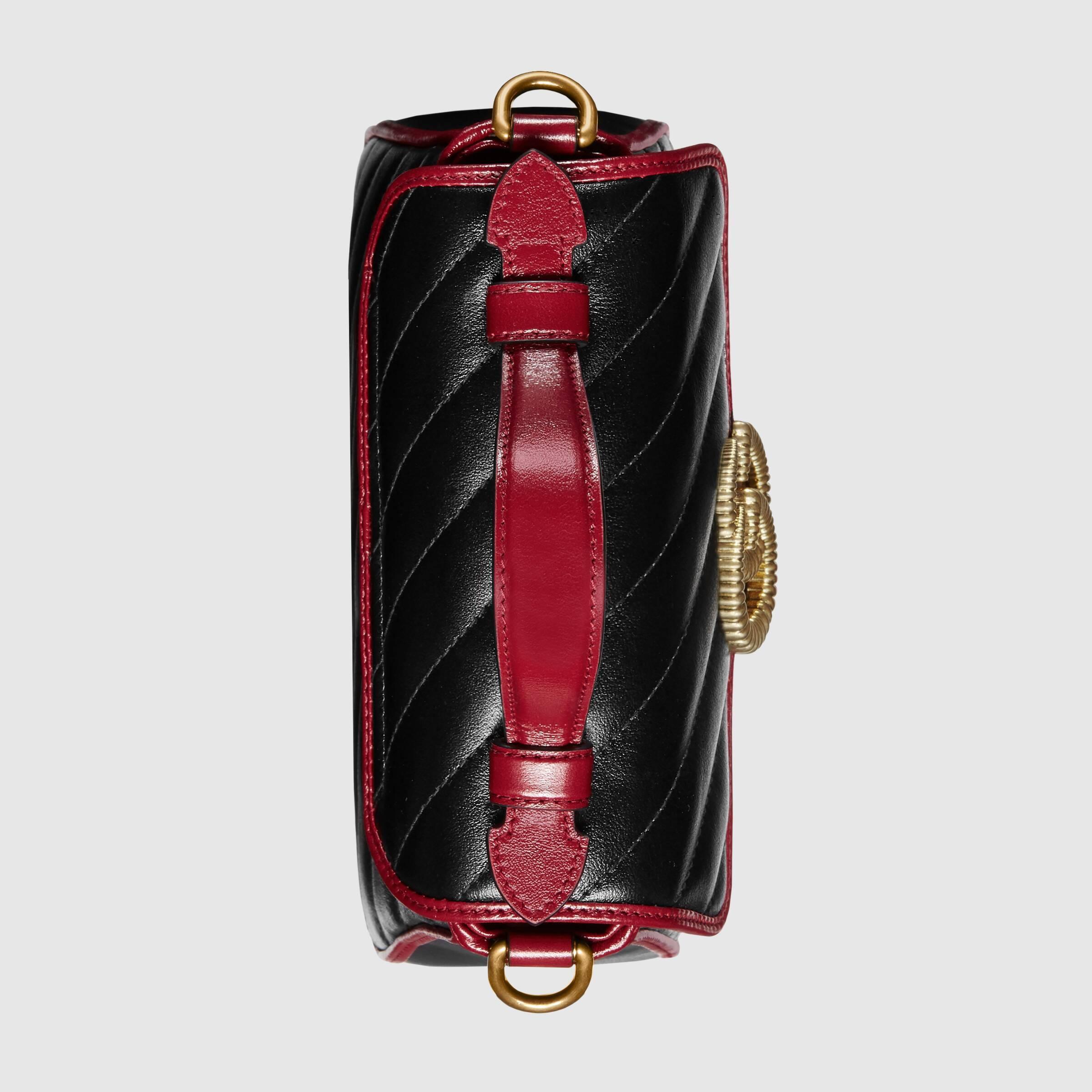 グッチ GUCCI GGマーモント ミニ トップ ハンドルバッグ 583571 0OLFX 8277