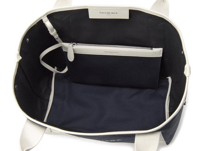 バレンシアガトートバッグ NAVY CABAS S ネイビーカバス ブルー 339933 K9H1N 4092​