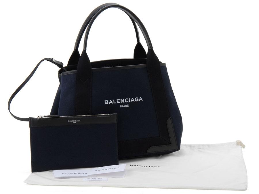 バレンシアガトートバッグ NAVY CABAS S ブルーマリン レディース 339933 K9H1N 4065​