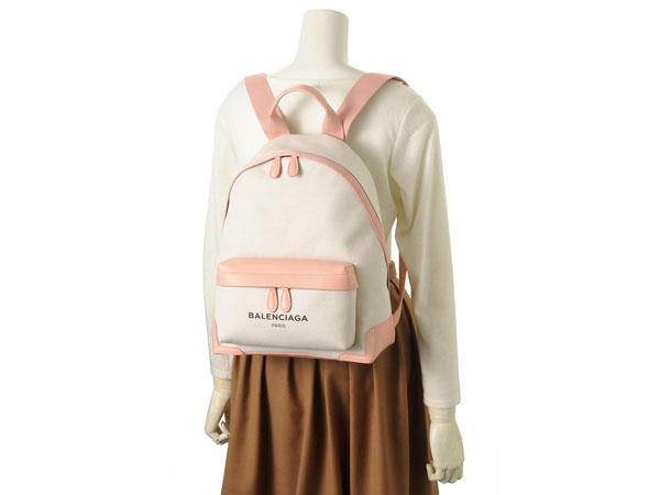 バレンシアガ BALENCIAGA リュックサック NAVY BACKPACK ピンク 409010 AQ38N 1081​