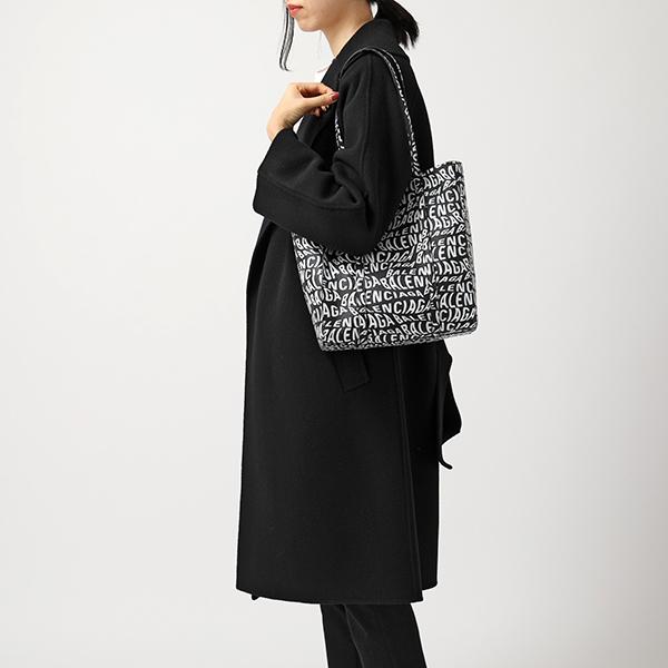 バレンシアガ EVERYDAY TOTE XS AJ エブリデイ ウェーブロゴ レザー トートバッグ 鞄 レディース 551810 D6WLN 1000​