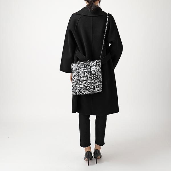 バレンシアガ EVERYDAY TOTE XS AJ エブリデイ ウェーブロゴ レザー トートバッグ 鞄 レディース 551810 D6WLN 1000​