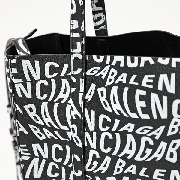 バレンシアガ EVERYDAY TOTE XS AJ エブリデイ ウェーブロゴ レザー トートバッグ 鞄 レディース 551810 D6WLN 1000​