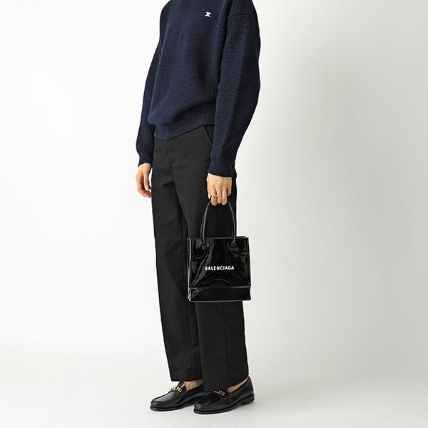 バレンシアガ SHOPPING TOTE XXS AJ パテントレザー トートバッグ BLACK 鞄 レディース 572411 1FE1N 1000​