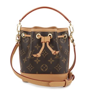 ルイ・ヴィトン LOUIS VUITTON ナノ・ノエ モノグラム レディース ショルダーバッグ M81266