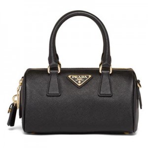 PRADA プラダ ショルダーバッグ 2Wayバッグ レザー ブラック 1BB846 NZV F0632