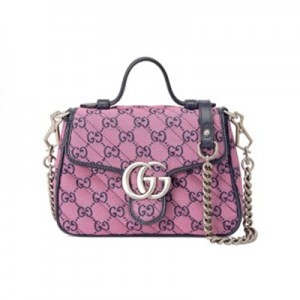 グッチ GUCCI GGマーモント ミニ トップ ハンドルバッグ 583571 2UZCN 5279