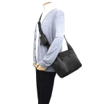プラダ PRADA ショルダーバッグ メンズ ベルトポーチ付 レザー ブラック 2VH125 2DMF F0002