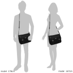 プラダショルダーバッグ ヴェラ トライアングルロゴ ブラック レディース メンズ PRADA 1BD671 V44 F0002