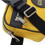 グッチ GUCCI Off Tha Grid ベルトバッグ ボディバッグ 再生ナイロン×レザー イエロー 631341 H9HBN 7673