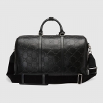 グッチ GUCCI GGエンボス ダッフルバッグ ボストンバッグ ブラック 625768 1W3CN 1000