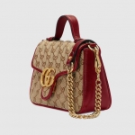 グッチ GUCCI GGマーモント ミニ トップハンドル バッグ 583571 HVKEG 8561