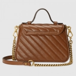 グッチ GUCCI GGマーモント ミニ トップ ハンドルバッグ 583571 0OLFT 2535