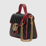 グッチ GUCCI GGマーモント ミニ トップ ハンドルバッグ 583571 0OLFX 8277