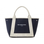 バレンシアガトートバッグ NAVY CABAS S ネイビーカバス ブルー 339933 K9H1N 4092​