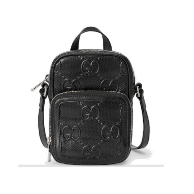 グッチ GUCCI GGエンボスミニバッグ ショルダーバッグ 658553 1W3AN 1000