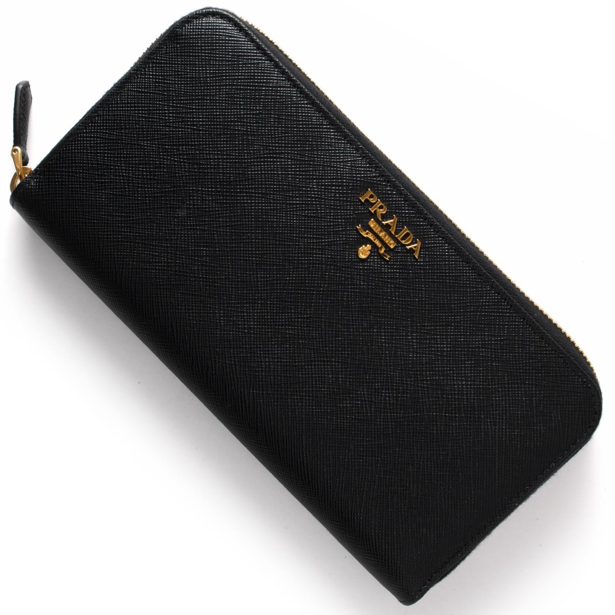 プラダ PRADA 長財布 SAFFIANO METAL ブラック 1ML506 QWA F0002 レディース