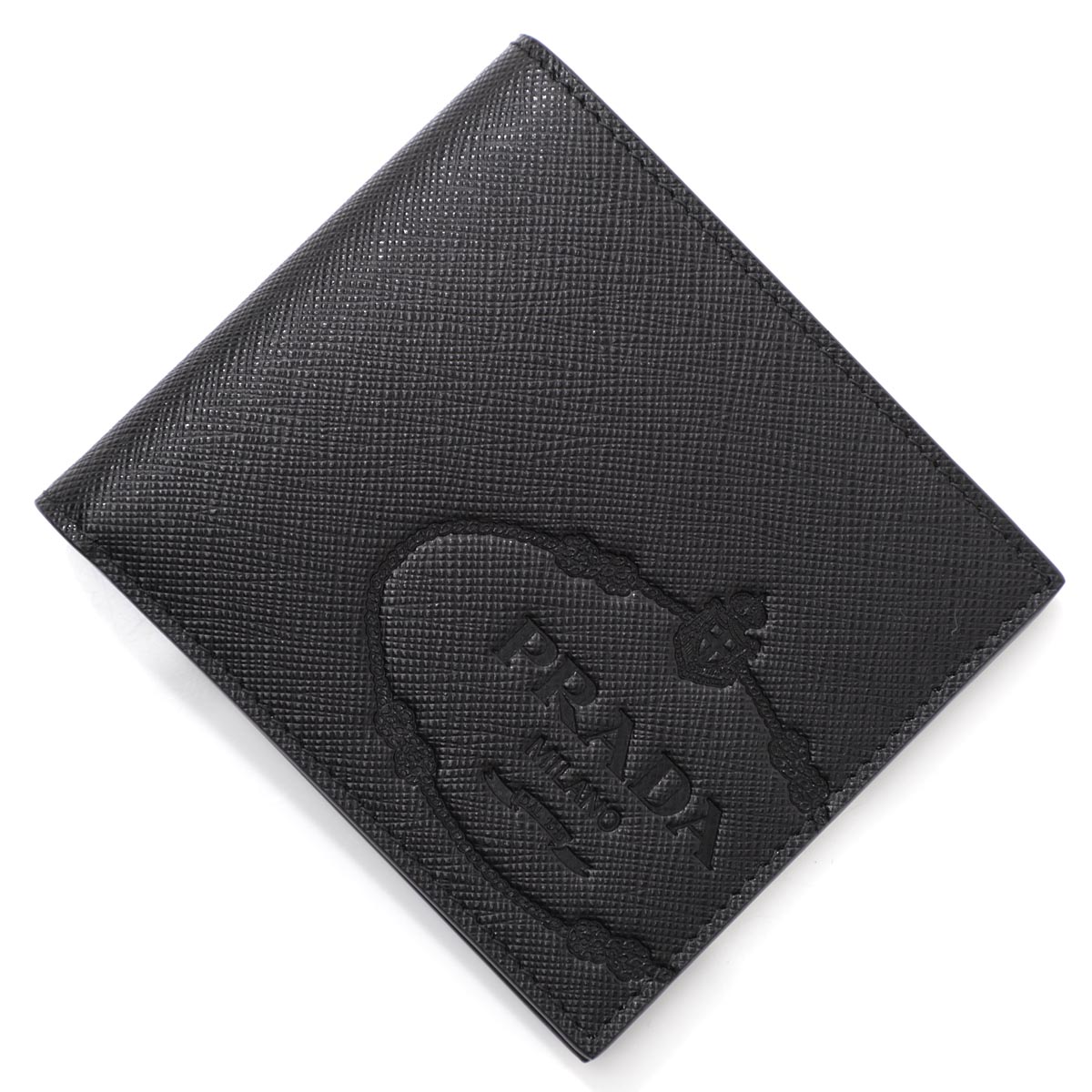 プラダ PRADA 2つ折り 財布 ブラック メンズ 2mo513 2mb8 f0002 SAFFIANO PRINT