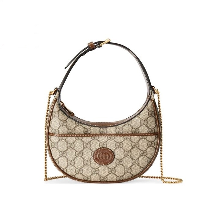 GUCCI GGハーフムーンシェイプ ミニ ショルダーバッグ 726843 92TCG 8563