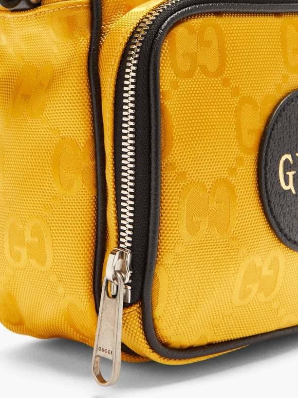 グッチ オフサグリッドGGナイロンレザーショルダーバッグ 625850 H9HAN 7673