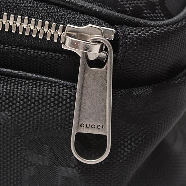 GUCCI グッチ オフサグリッドGGナイロンレザーショルダーバッグ 625850 H9HAN 1000