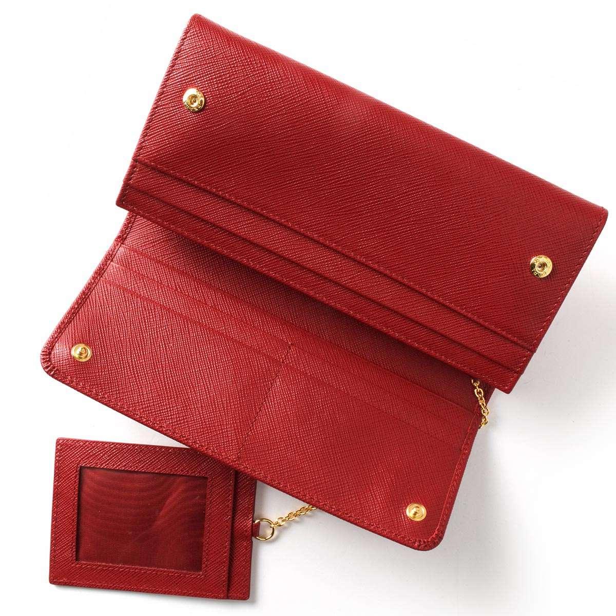 プラダ PRADA 長財布 SAFFIANO METAL フォーコレッド 1MH132 QWA F068Z レディース