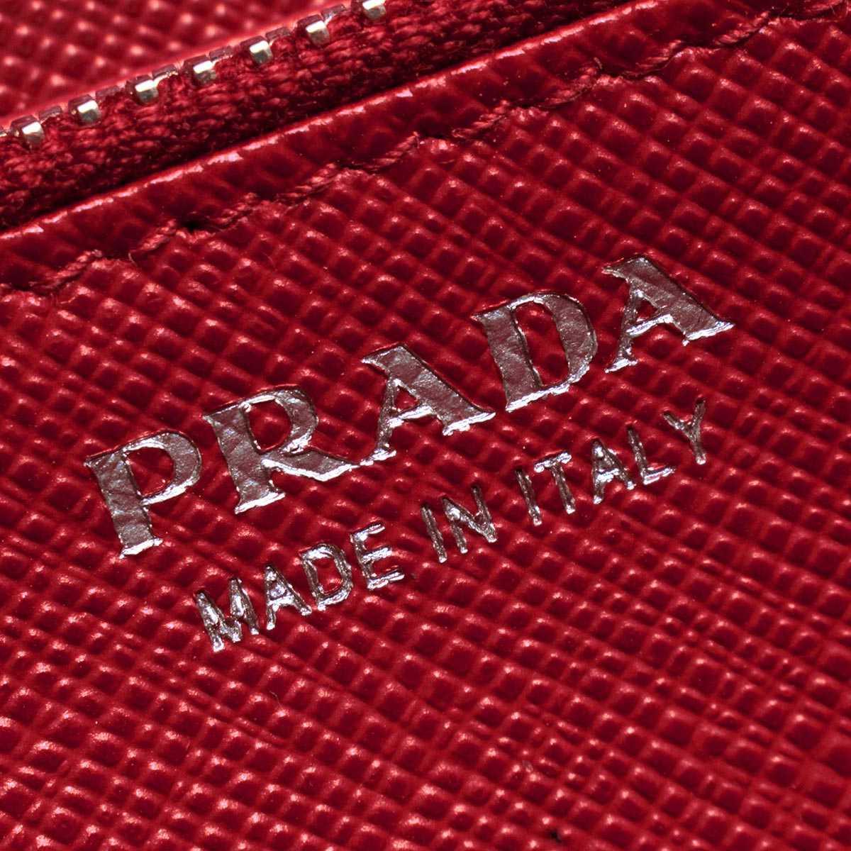 プラダ PRADA 長財布 SAFFIANO TRIANG 三角ロゴプレート フォーコレッド 1ML506 QHH F068Z レディース