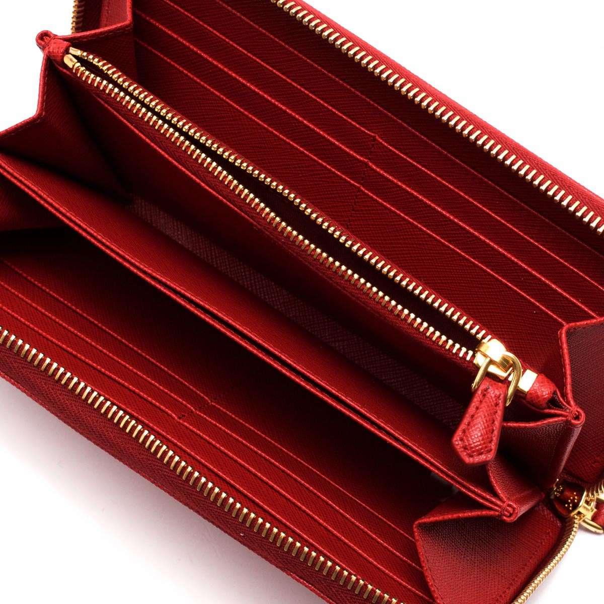 プラダ PRADA 長財布 SAFFIANO METAL フォーコレッド 1ML506 QWA F068Z レディース