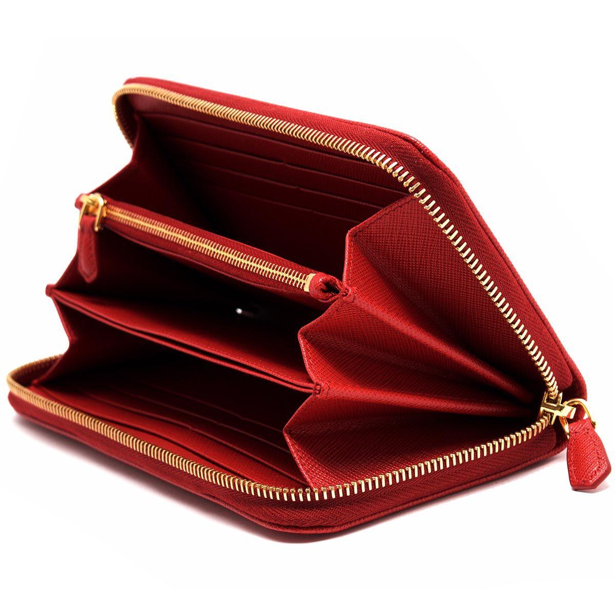 プラダ PRADA 長財布 SAFFIANO METAL フォーコレッド 1ML506 QWA F068Z レディース