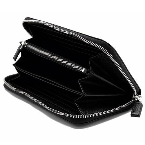 プラダ PRADA 長財布 サフィアーノ/SAFFIANO ブラック 2ML317 PN9 F0002 メンズ レディース