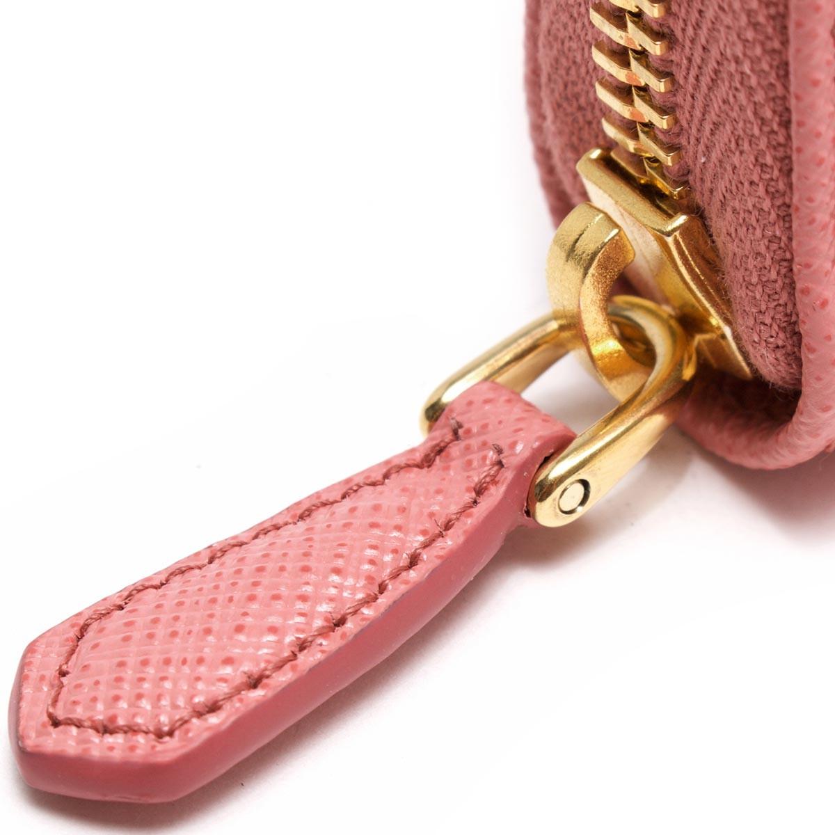 プラダ PRADA 長財布 SAFFIANO METAL ペタロピンク 1ML506 QWA F0442 レディース
