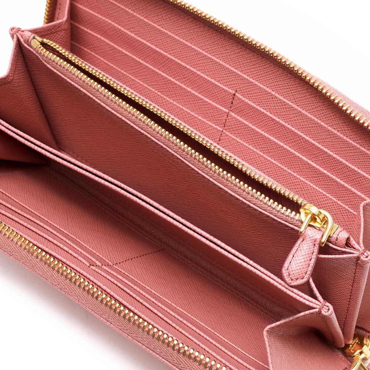 プラダ PRADA 長財布 SAFFIANO METAL ペタロピンク 1ML506 QWA F0442 レディース