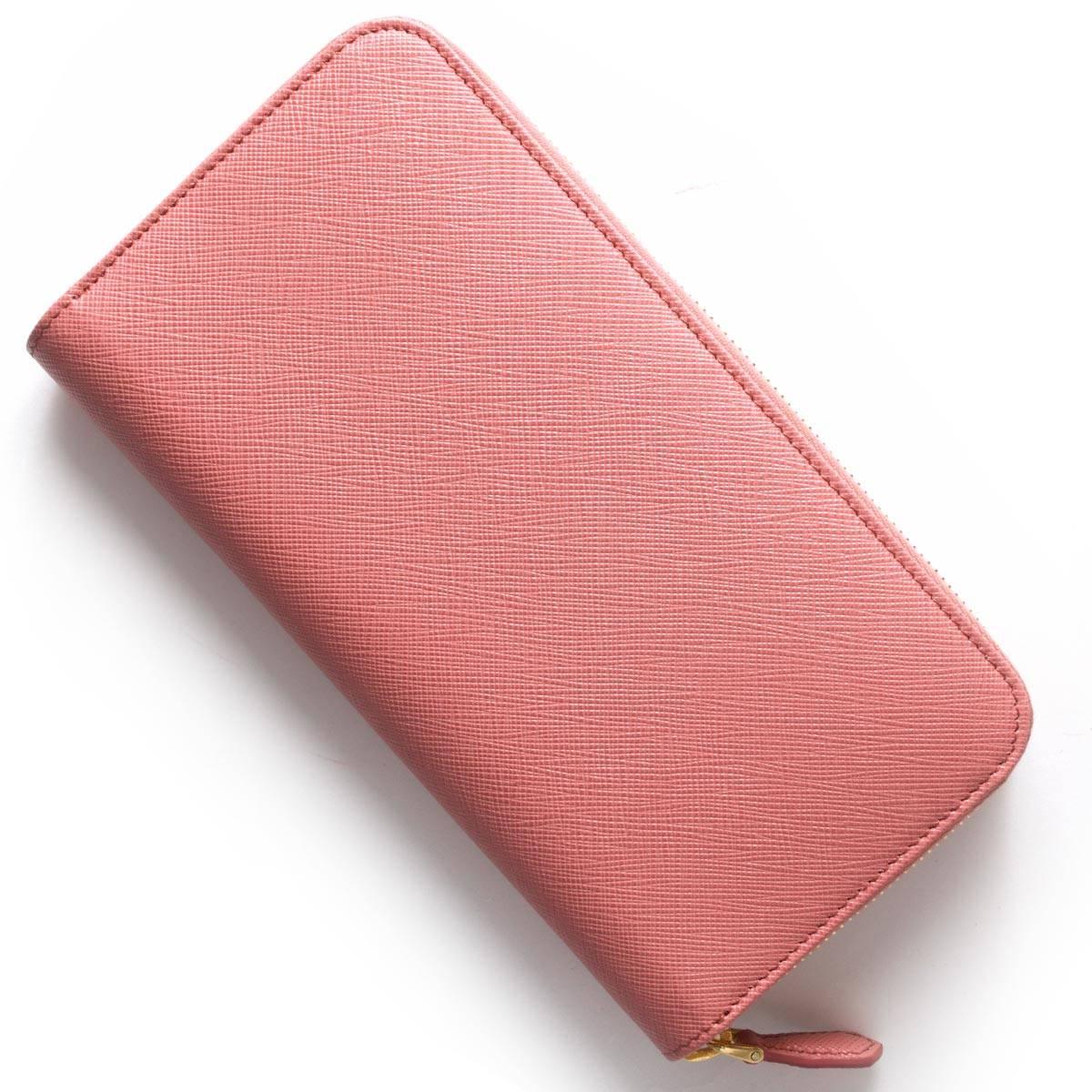 プラダ PRADA 長財布 SAFFIANO METAL ペタロピンク 1ML506 QWA F0442 レディース
