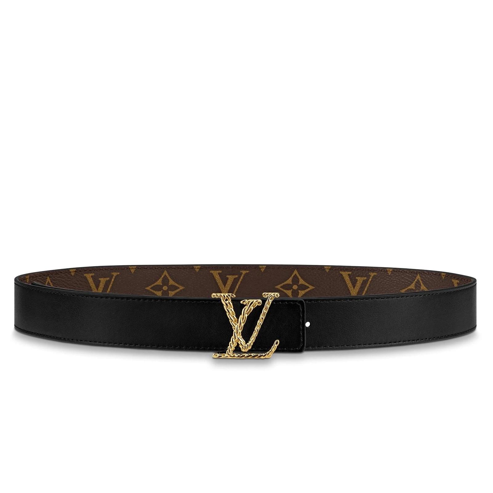 LOUIS VUITTON サンチュール LVオーバー ザ ノット リバーシブル M0302W
