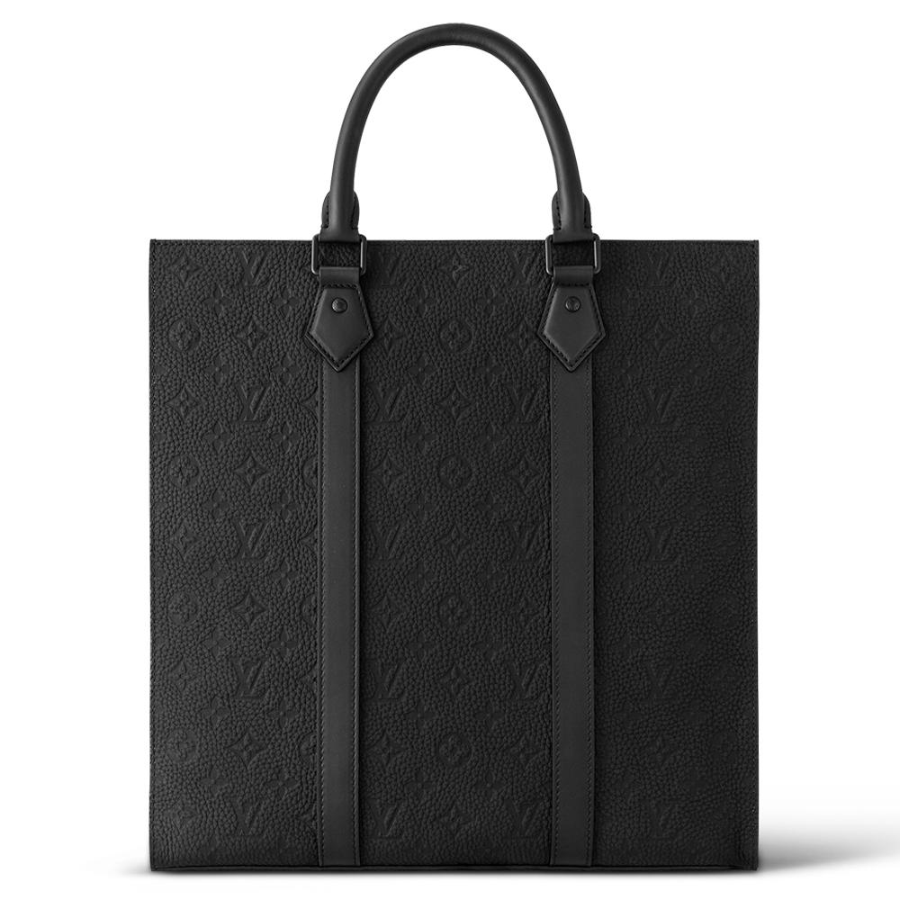 Louis Vuitton サックプラ モノグラム トートバッグ NVフラットバッグ ブラック M21866