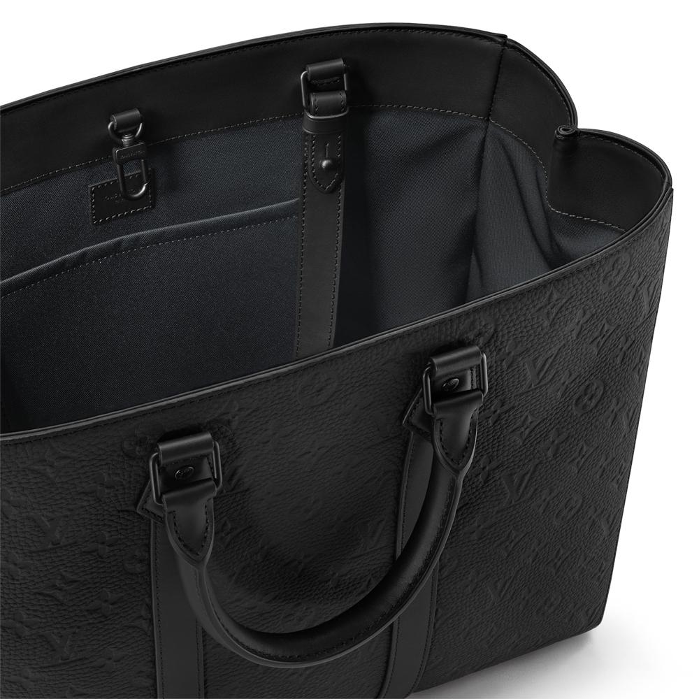 ルイヴィトン Louis Vuitton サックプラ 24H ブラック モノグラム トートバッグ M21865