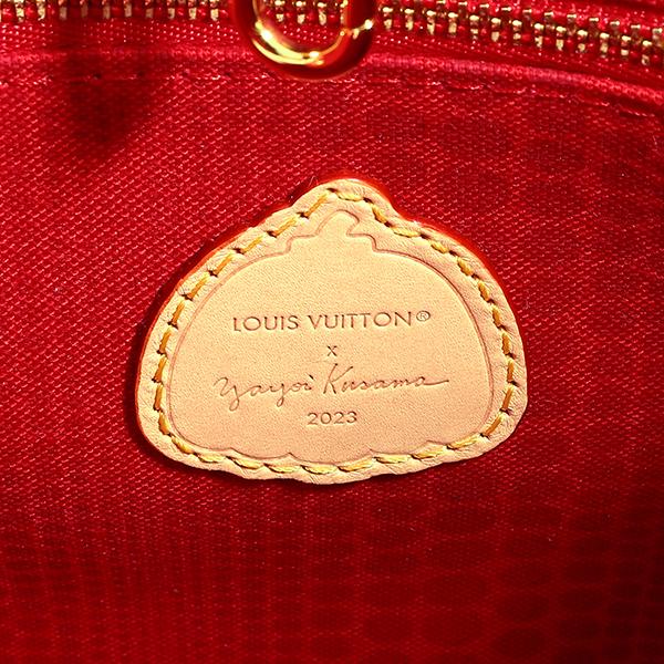 ルイヴィトン モノグラム オンザゴーPM LV×YK 草間彌生 ドット 2way ショルダー トートバッグ 小銭入れ コインパース M46380