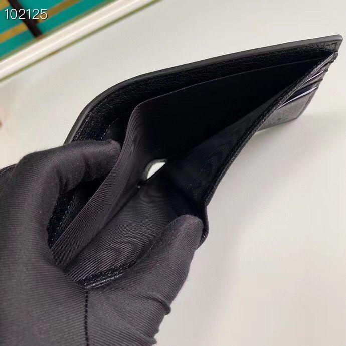 グッチ コインウォレット 二つ折り財布 ブラック ナイロン レザー 625573 H9HAN 1000