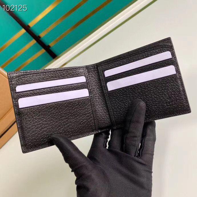 グッチ コインウォレット 二つ折り財布 ブラック ナイロン レザー 625573 H9HAN 1000