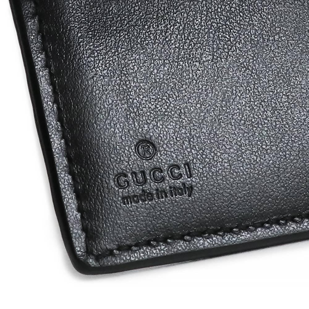 グッチ GUCCI GG柄 二つ折り財布 GGエンボス コインウォレット 二つ折り財布 レザー ブラック メンズ 625555 1W3AN 1000