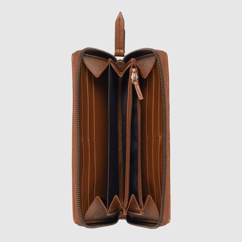 グッチ GG Marmont ダブルGロングウォレット 長財布 ブラウン 443123 0OLFT 2535