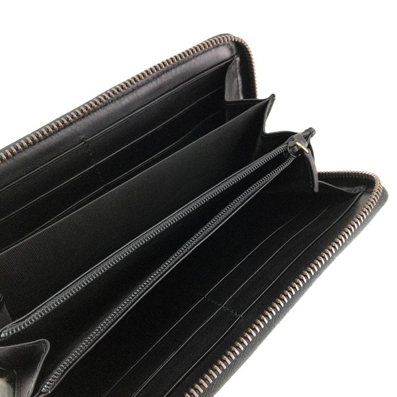 GUCCI グッチ GGマーモント ラウンドファスナー長財布  キルティングレザー ブラック 474814 DRW1T 1000