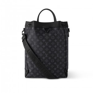 ルイヴィトン Louis Vuitton ショルダーバッグ ノエ スリング モノグラム・エクリプス M46693