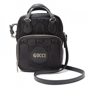 GUCCI グッチ オフサグリッドGGナイロンレザーショルダーバッグ 625850 H9HAN 1000