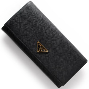 スーパーコピープラダ PRADA 長財布 SAFFIANO TRIANG 三角ロゴプレート ブラック 1MH132 QHH F0002 メンズ