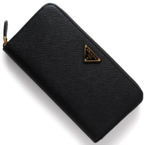 プラダコピー PRADA 長財布 SAFFIANO TRIANG 三角ロゴプレート ブラック 1ML506 QHH F0002 レディース