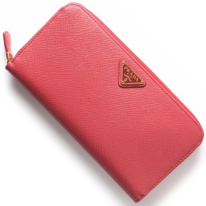 プラダ長財布スーパーコピー SAFFIANO TRIANG 三角ロゴプレート ペオニアピンク 1ML506 QHH F0505 レディース
