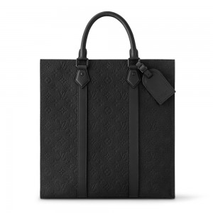 Louis Vuitton サックプラ モノグラム トートバッグ NVフラットバッグ ブラック M21866