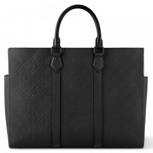 ルイヴィトン Louis Vuitton サックプラ 24H ブラック モノグラム トートバッグ M21865