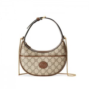 GUCCI GGハーフムーンシェイプ ミニ ショルダーバッグ 726843 92TCG 8563